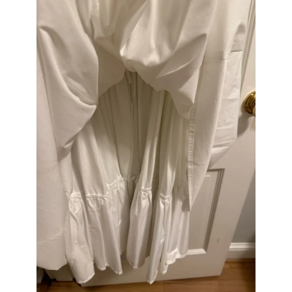 House of CB ‘Perle’ White Lace Trim Midi Dress - Picture 13 of 14